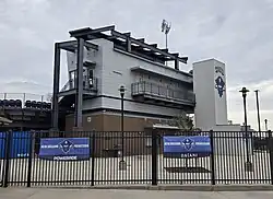Maestri Field at Privateer Park Grandstand Exterior, Third Base Side