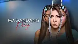 An image of Herlene Budol under a torn picture of herself. The series title is displayed on the left side of the image.