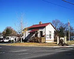 Former train station now housing the Magnolia Historical Society