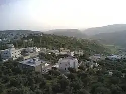Site from Mahis towards the Jordanian valley