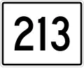 State Route 213 marker