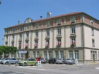 The town hall in Contrexéville
