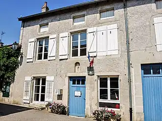 The town hall in Vaudémont