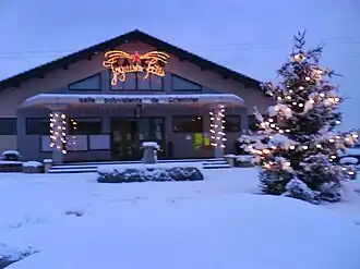 The town hall in Scientrier