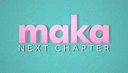 An image with a teal background. The series title is displayed on the center of the image. The texts "next chapter" are written below the series title.
