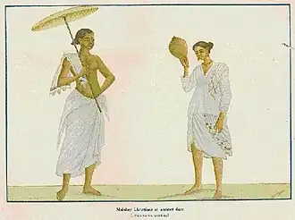 Saint Thomas Christians or Syrian Christians of ancient days from an old painting