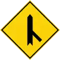 Traffic merging from the right