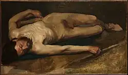 Male Nude, 1856, oil on canvas, Metropolitan Museum of Art, New York City