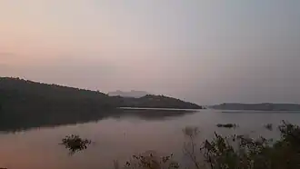 View of Manchanbele reservoir, Magadi, Ramanagara