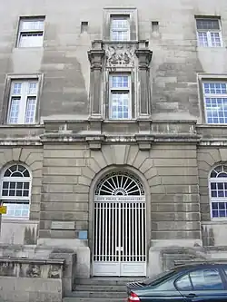 Photograph of the entrance door