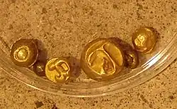 Piloncitos, a type of coin used by the pre-colonial peoples of the archipelago