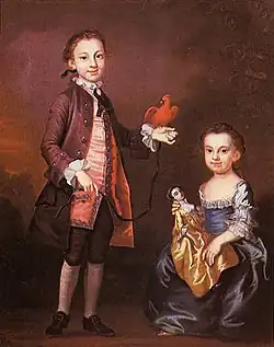 Mann Page III and his sister Elizabeth