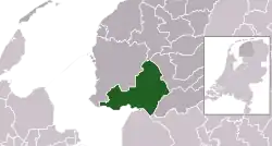 Location of De Fryske Marren
