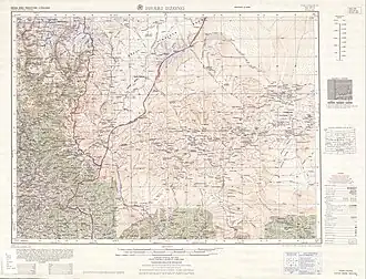 "Phari Dzong" sheet- topographic map printed by the US Army Map Service, Corps of Engineers, February, 1963