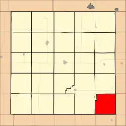 Location in Jewell County