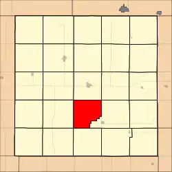 Location in Jewell County