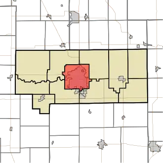 Location in Howard County