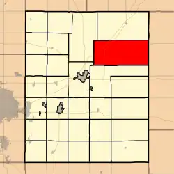 Location within Butler County