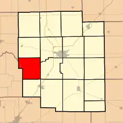 Location in Logan County