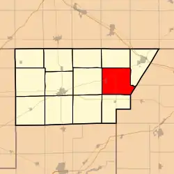 Location in DeWitt County
