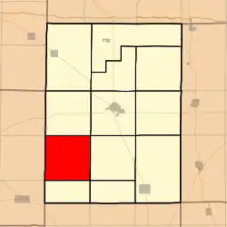 Location in Hamilton County