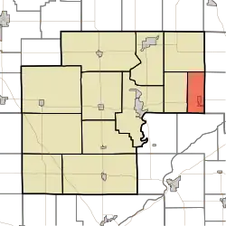 Location in White County