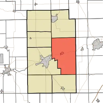 Location in Wabash County