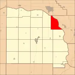 Location in Saunders County