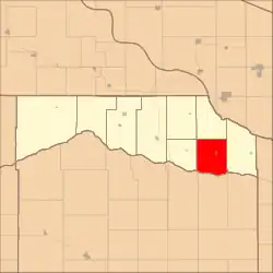 Location in Boyd County