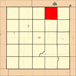 Location in Jewell County