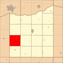 Location in Butler County