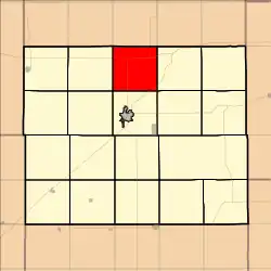 Location in Ellsworth County