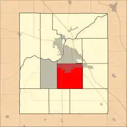 Location in Tippecanoe County