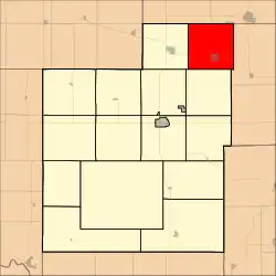 Location in Jackson County