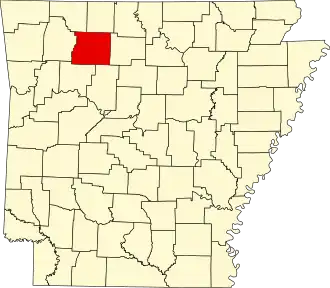 State map highlighting Newton County