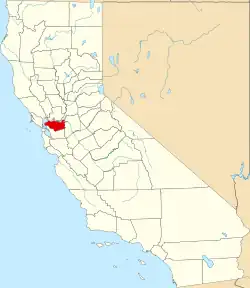 Location in the state of California