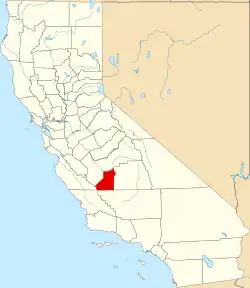Location in the state of California