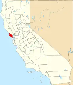 Location in the state of California
