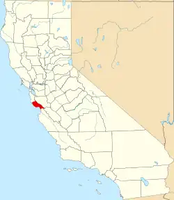 Location in the state of California