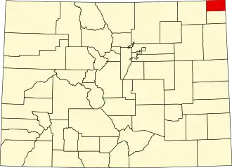 State map highlighting Sedgwick County