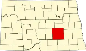 Stutsman County map