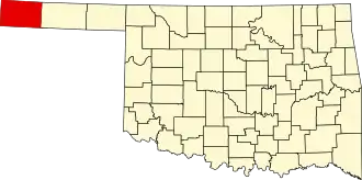 Cimarron County map