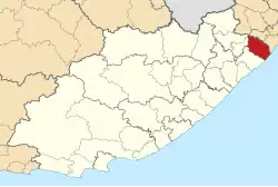 Location in the Eastern Cape