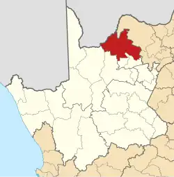 Location in the Northern Cape
