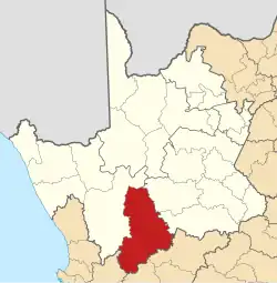 Location in the Northern Cape