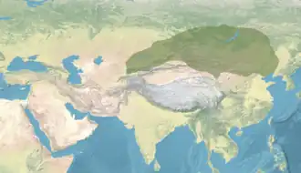 Located in Central- East Asia