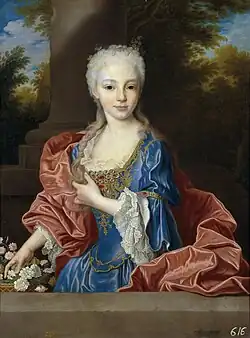 Mariana Victoria of Bourbon, Infanta of Spain, by Jean Ranc, c. 1725-8
