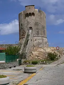 Pisan watchtower on Elba built by the Republic as a defence against Saracen pirates