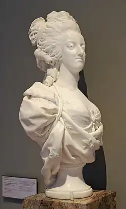 Marie Antoinette, by Louis-Simon Boizot for salon of 1781