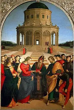 The Marriage of the Virgin by Raphael, c. 1504